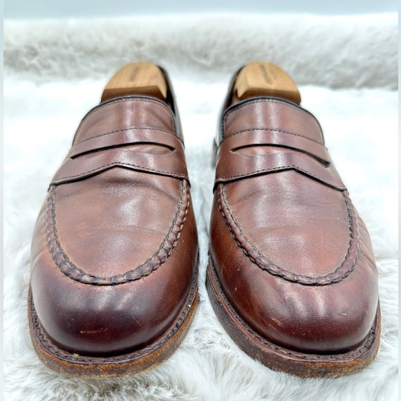 Allen Edmonds Randolph Brown Leather Penny Loafers‎ 10 B main image 5